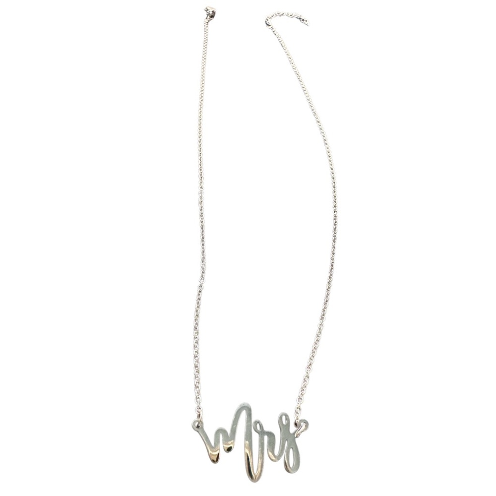 🆕 WEDDING PACK Desmos ITALIAN FINE JEWELRY Mrs Silver necklace 2 Picture frames - Picture 8 of 10